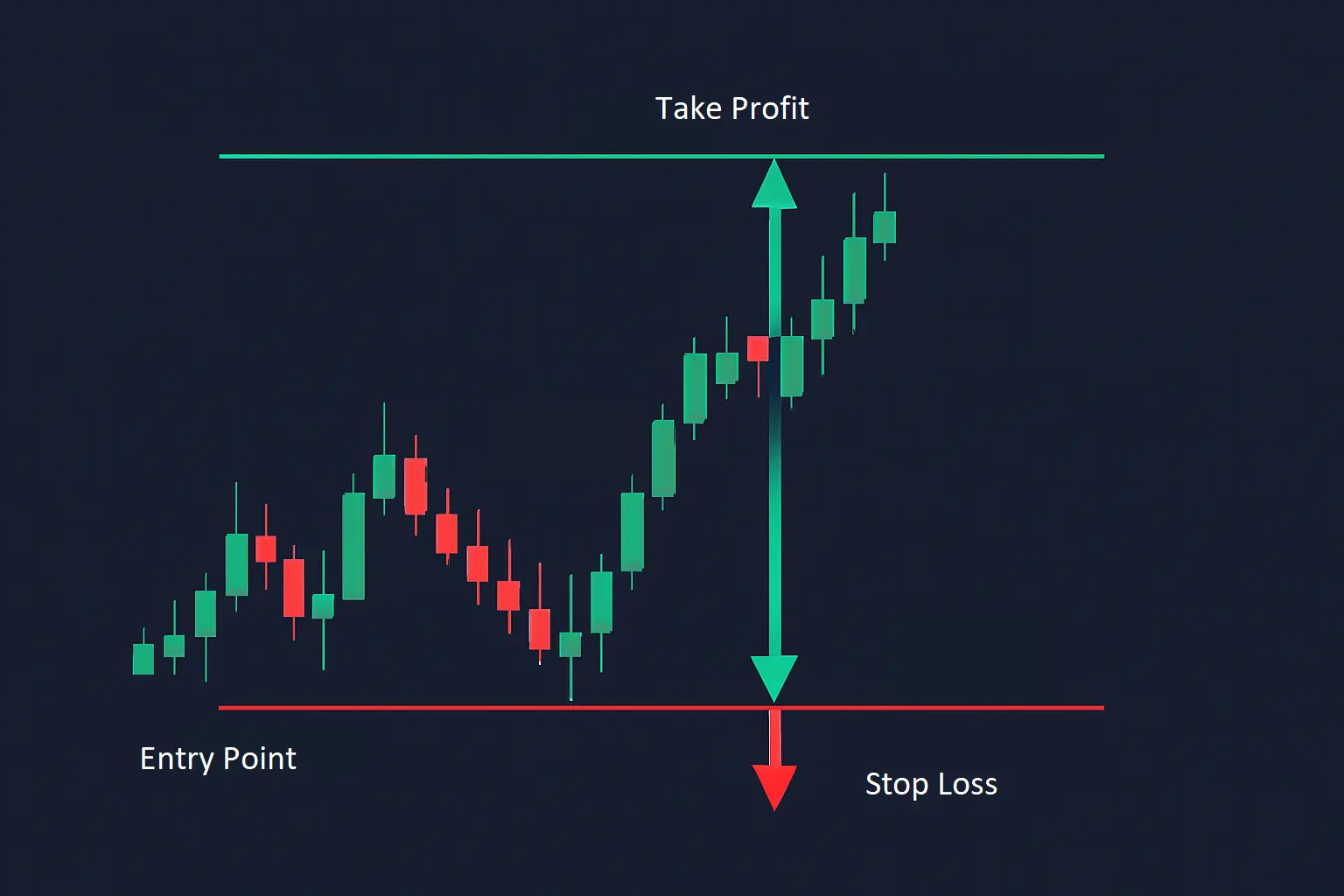 Trade management with precise Stop Loss and Take Profit for capital preservation