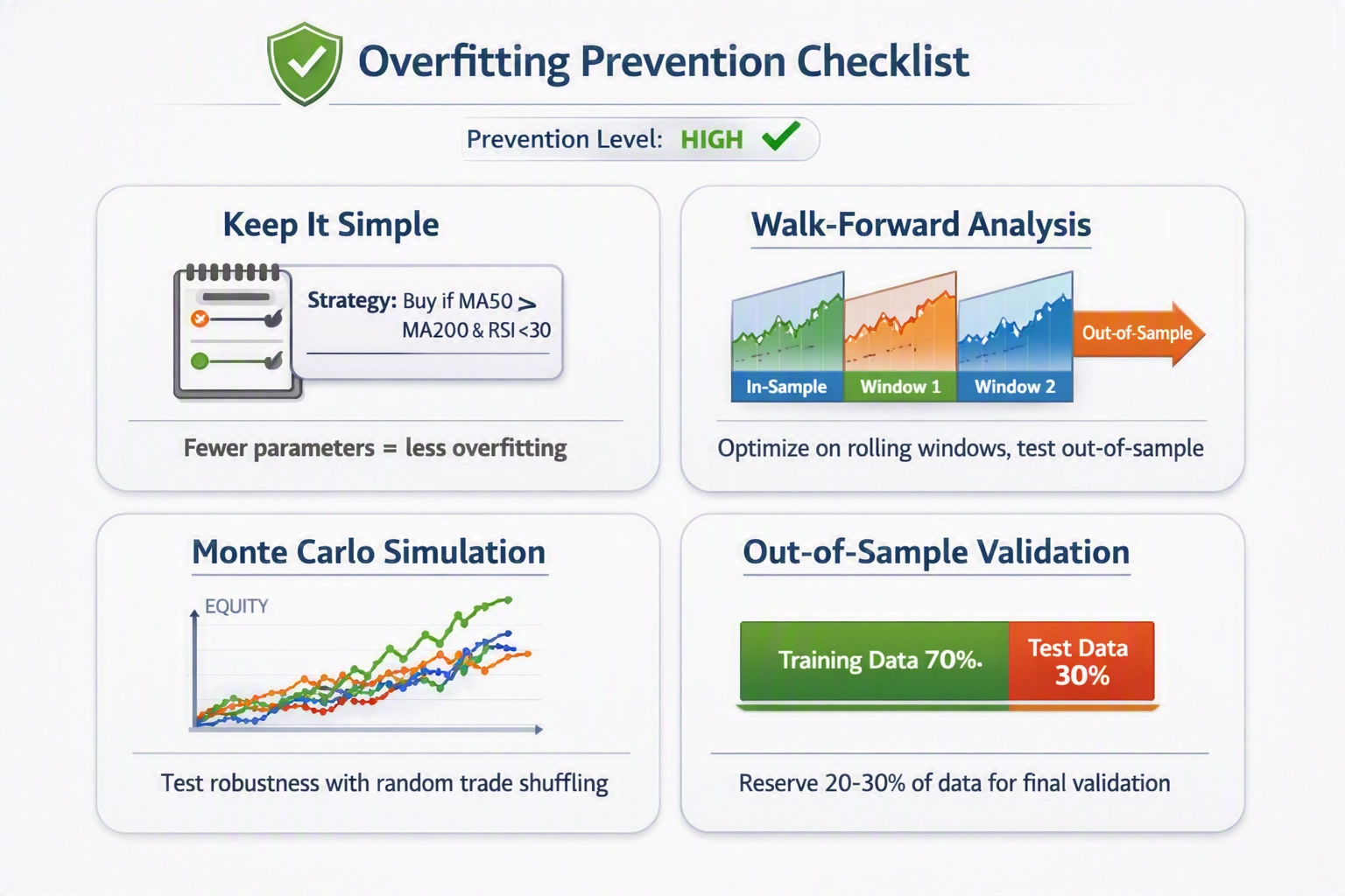  Overfitting Prevention Checklist
